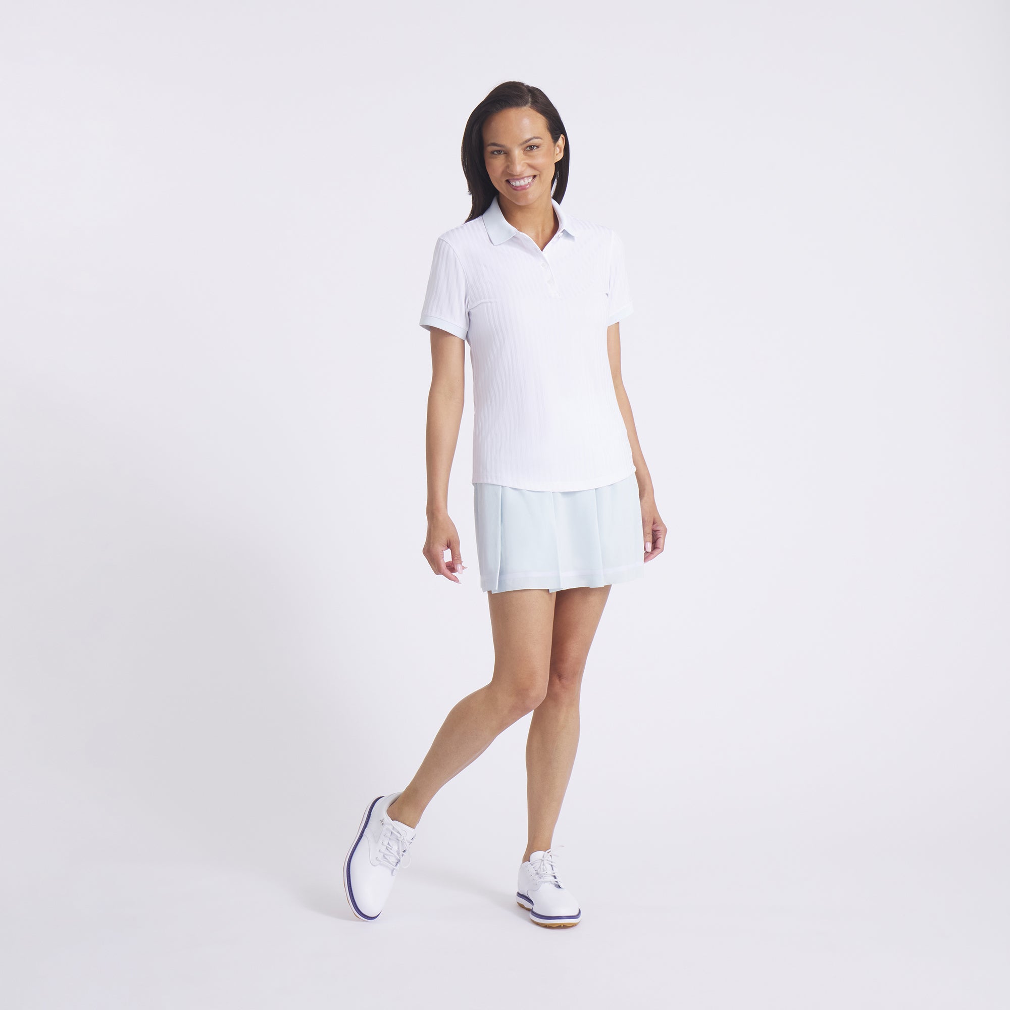 Women's MATTR Stripe Jacquard Golf Polo – PUMA Golf