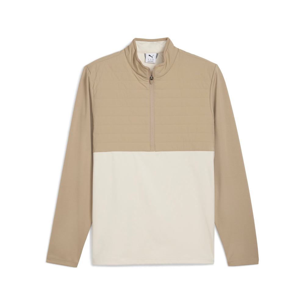 PUMA Golf CLOUDSPUN Tech Hybrid 1/2 Zip Golf Jacket Ice coffee / xxl