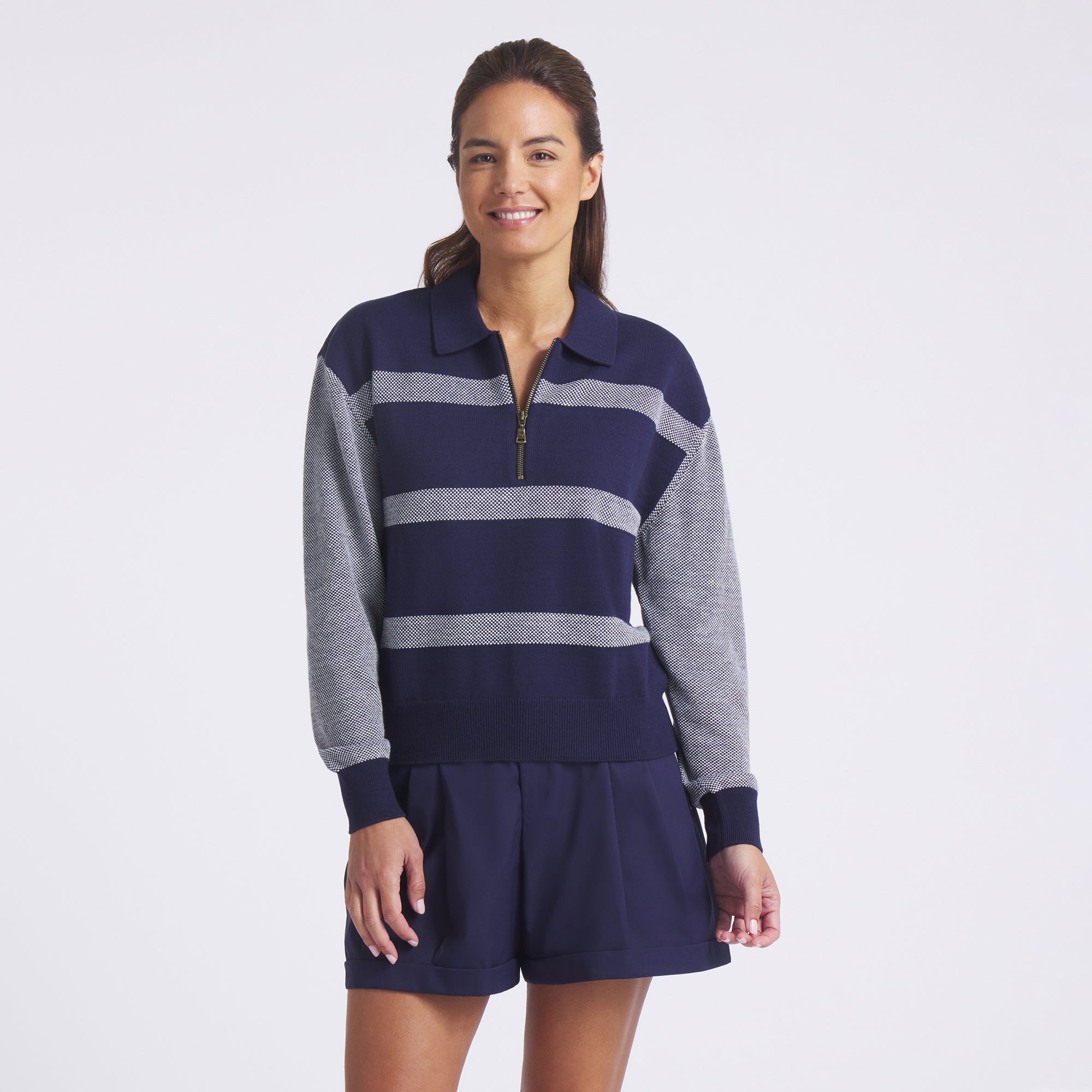 PUMA ゴルフ セーター スカート セット S ネイビー Women's AP Sweater Collared Golf 1/4 Zip – PUMA Golf