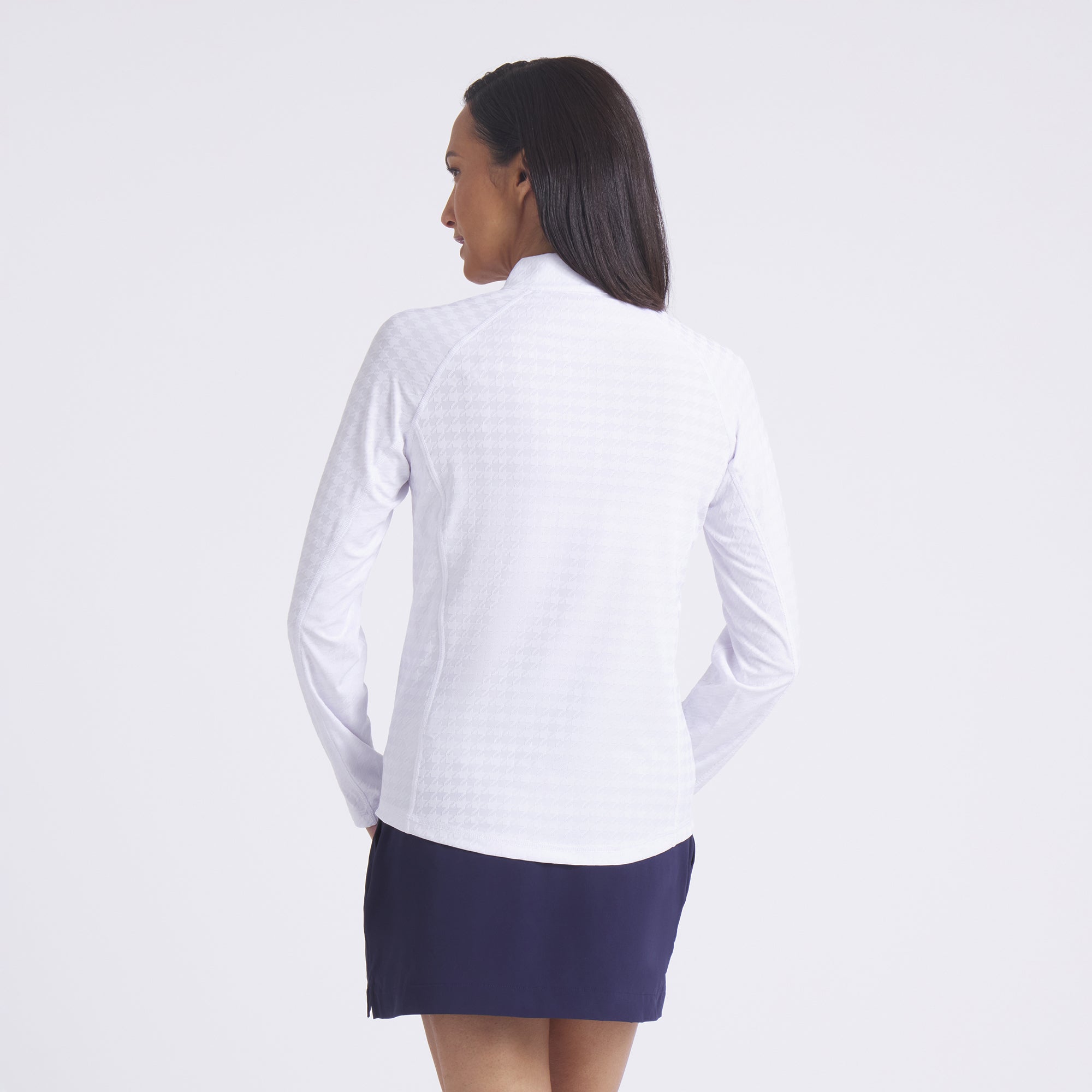 Women's Houndstooth Golf 1/4 Zip – PUMA Golf