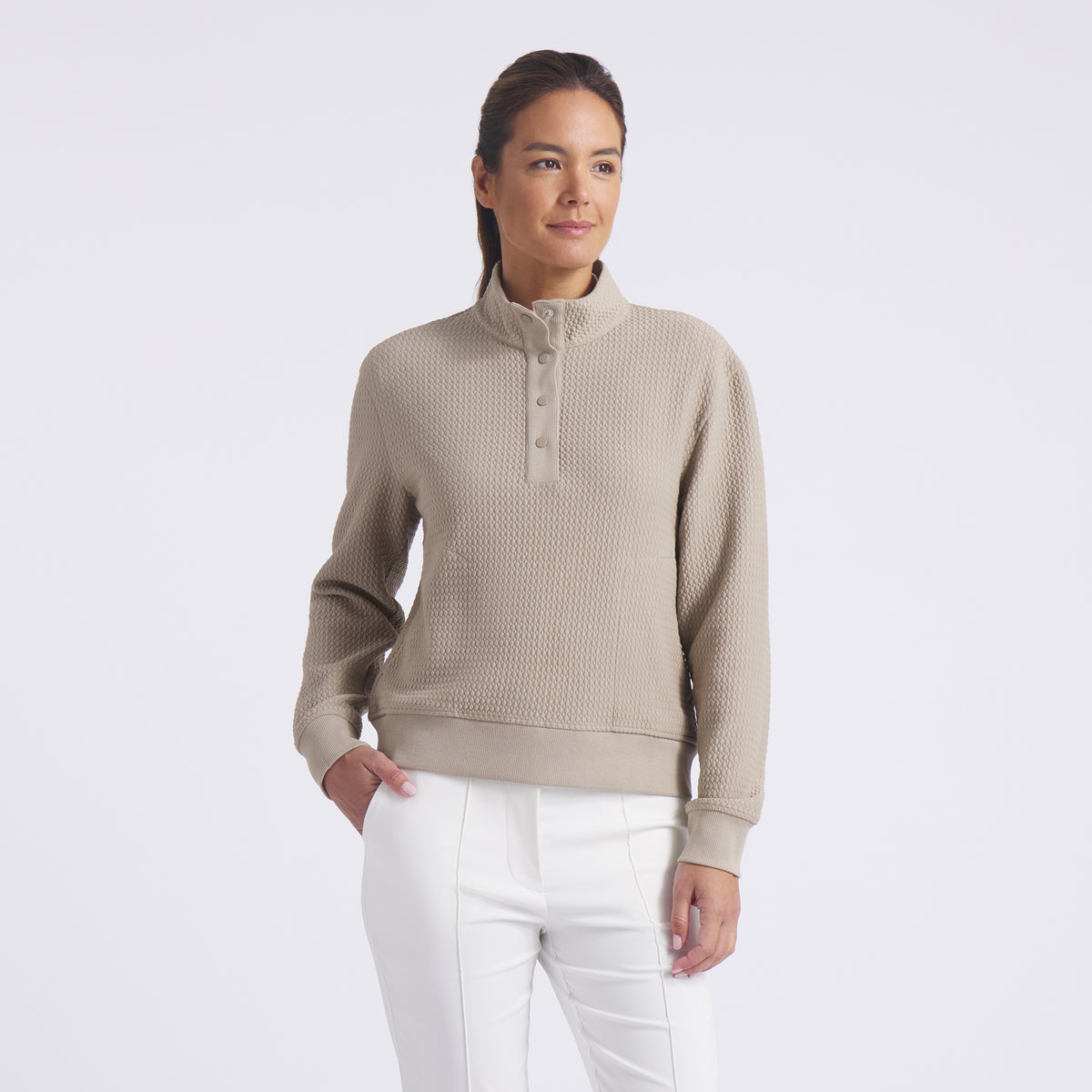 極美品　ENFOLD 23SS CAPE-COLLAR PULLOVER Women's Boulder 1/2 Snap Pullover Golf Sweater – PUMA Golf