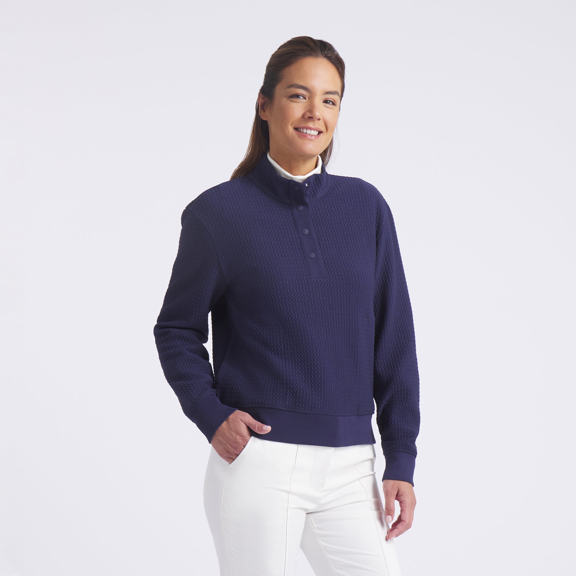 Women's Boulder 1/2 Snap Pullover Golf Sweater – PUMA Golf