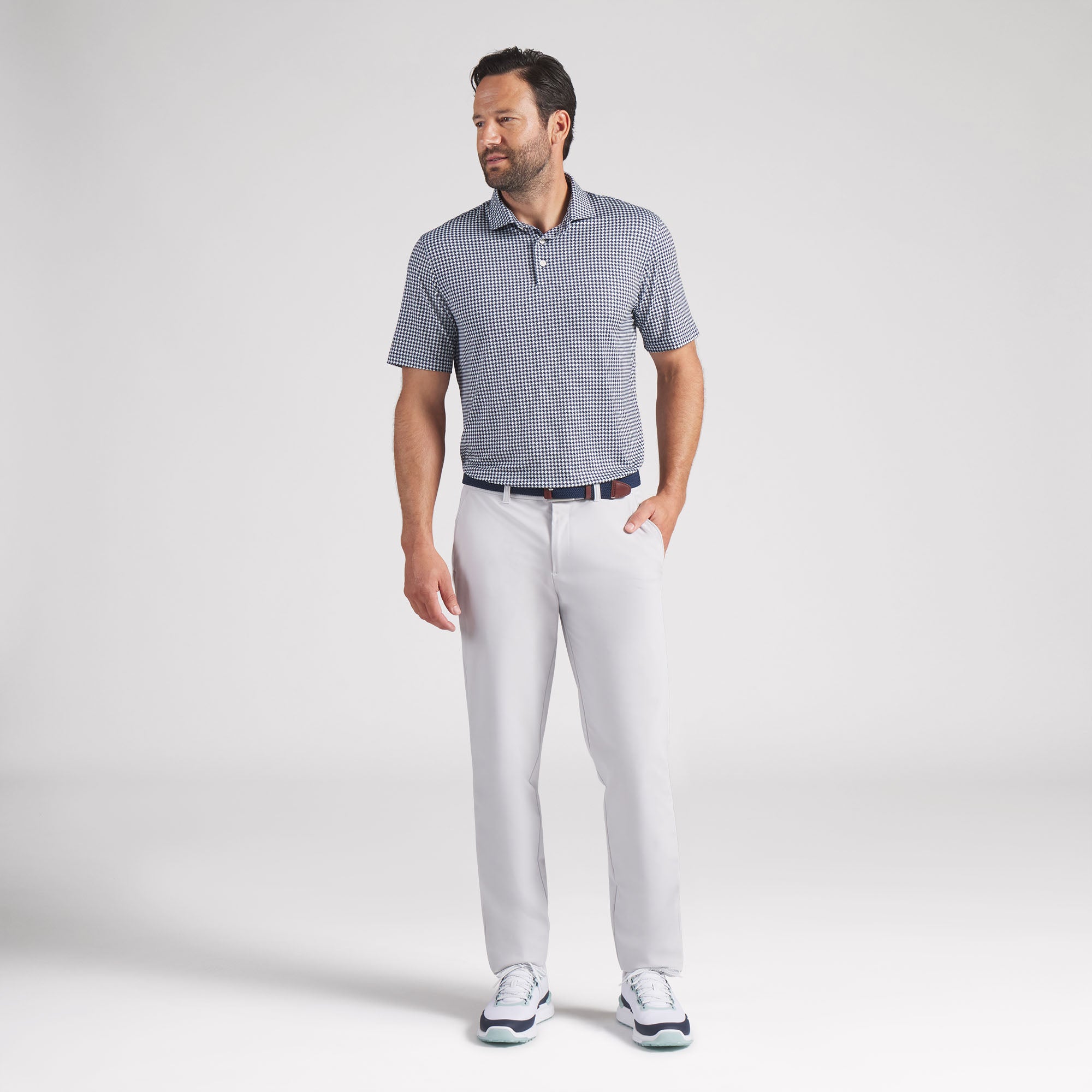 CLOUDSPUN Mono Check BN Golf Polo – PUMA Golf