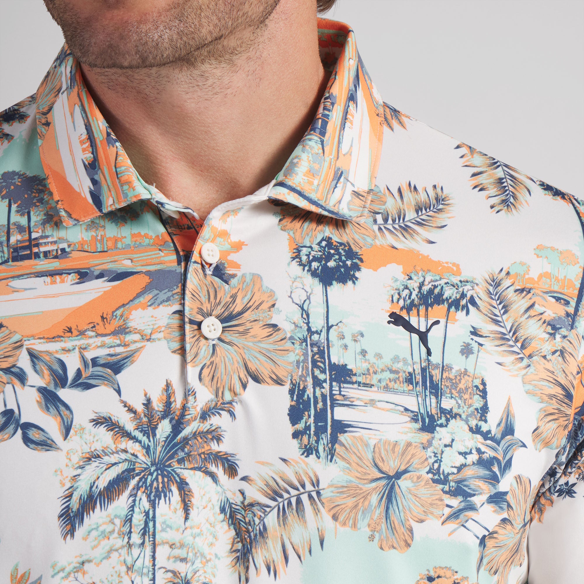 CLOUDSPUN Palm LC Golf Polo – PUMA Golf
