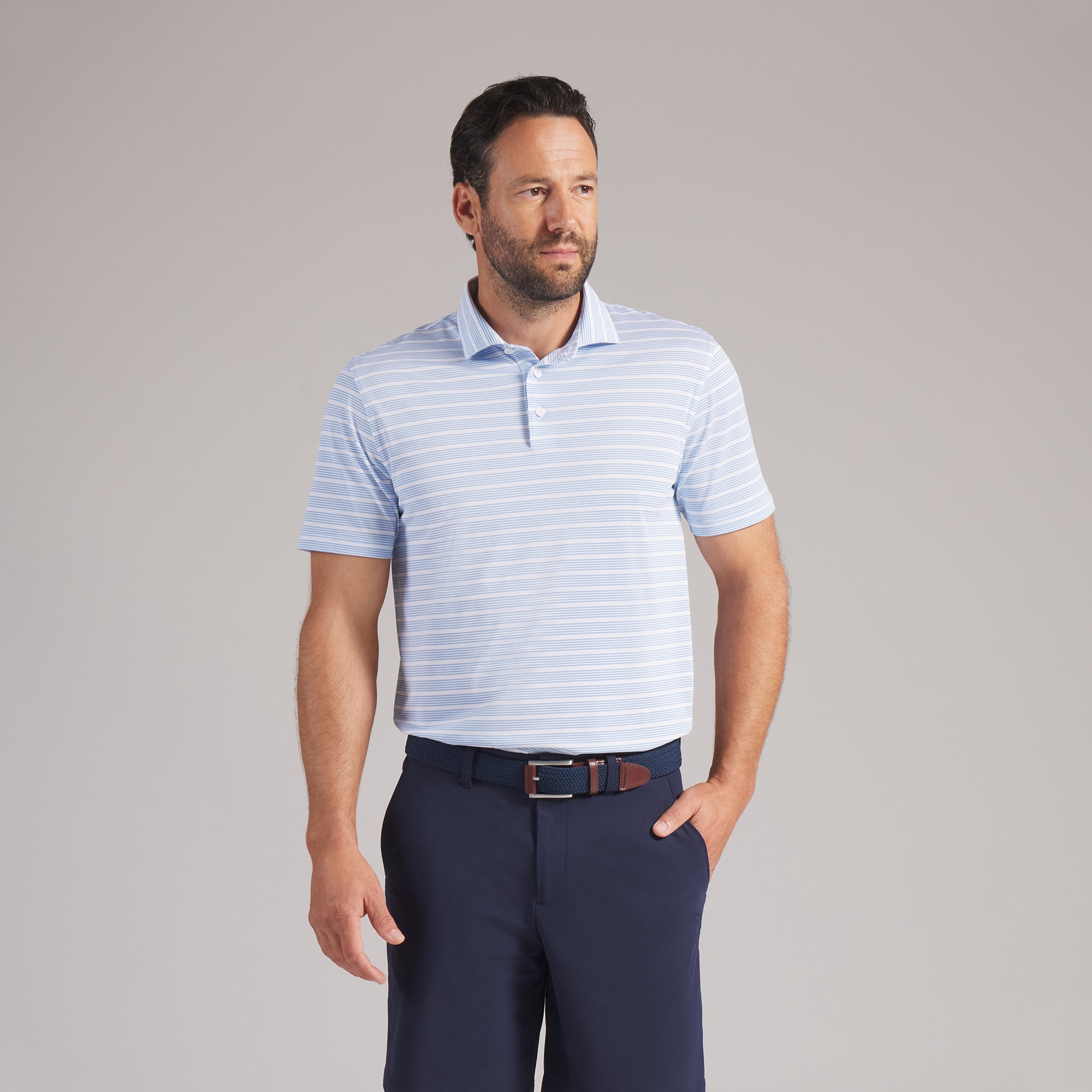 Clubhouse Stripe Golf Polo – PUMA Golf