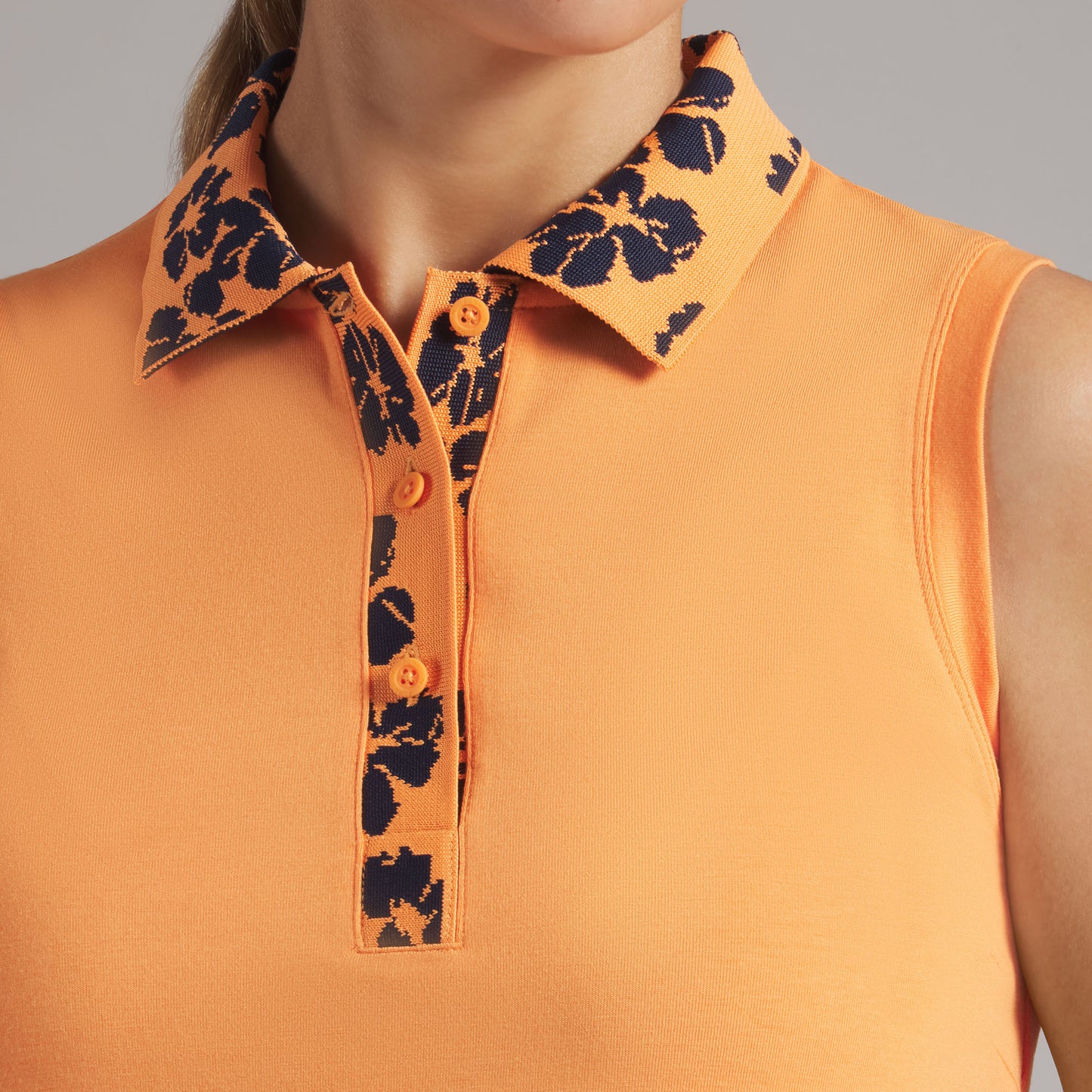 Melon Glow / Deep Navy