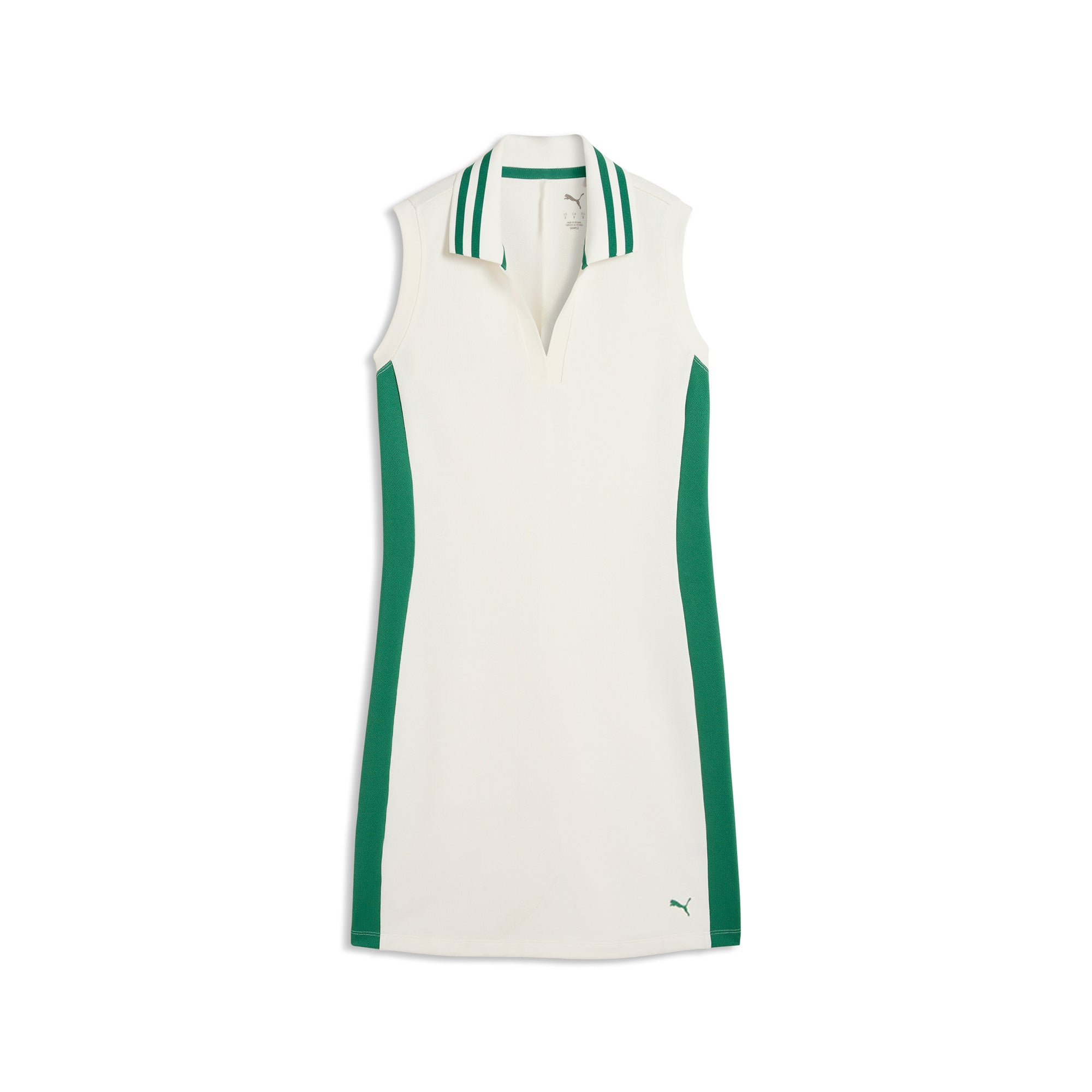 PUMA Women's 30904 Sleeveless Pique Golf Dress, XS, Warm White PUMA Women's 30904 Sleeveless Pique Golf Dress, XS, Warm White