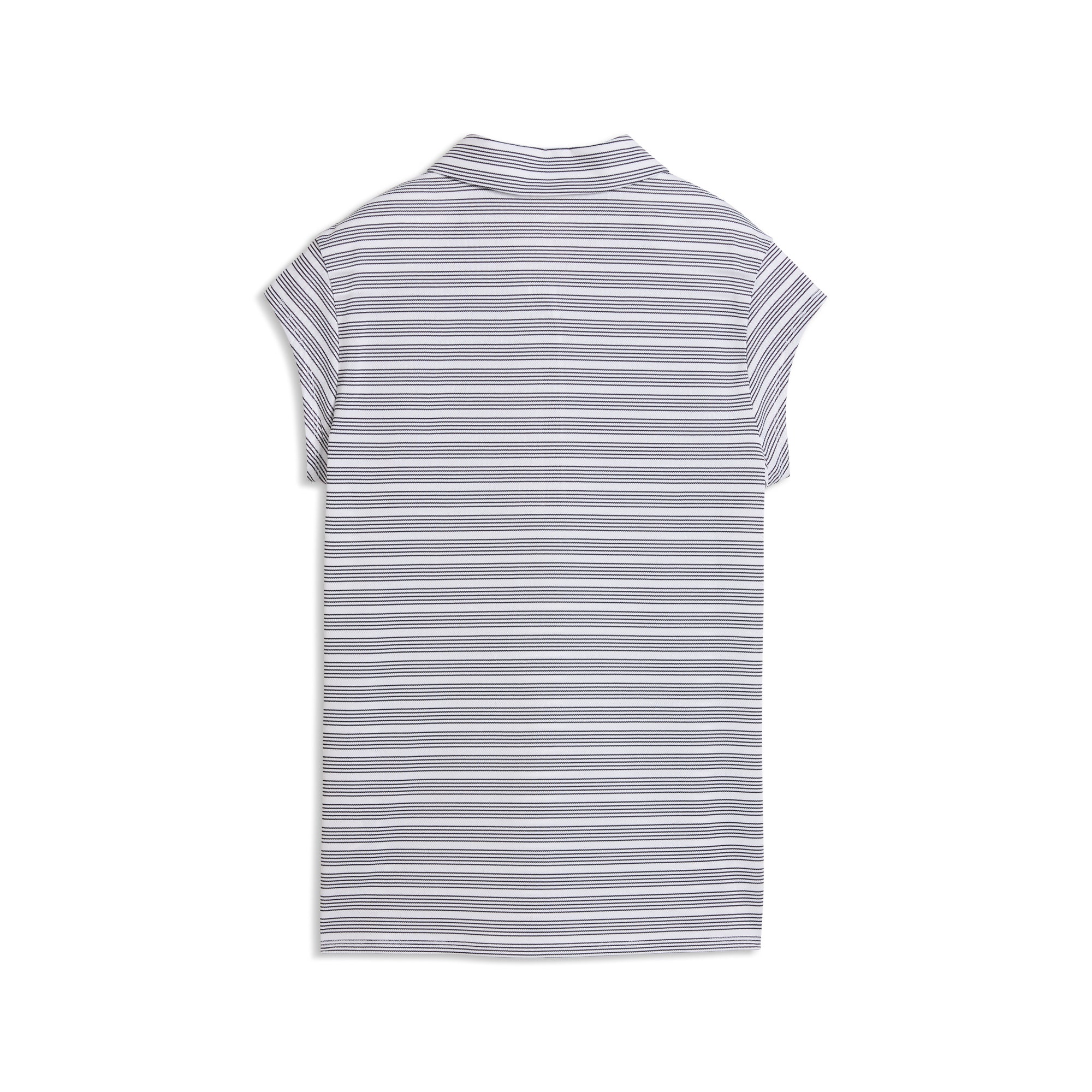 Women's Pique YD Stripe Cap Sleeve Golf Polo – PUMA Golf