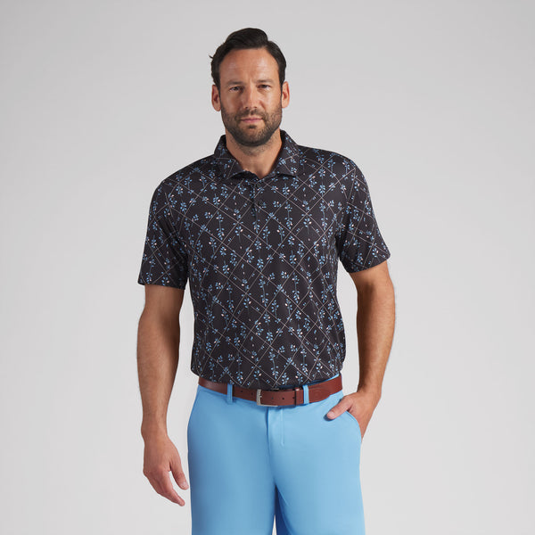 CLOUDSPUN Argyle Bloom BN Golf Polo – PUMA Golf