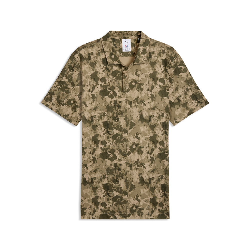 PUMA Golf Volition Camo Golf Polo Ice coffee / m