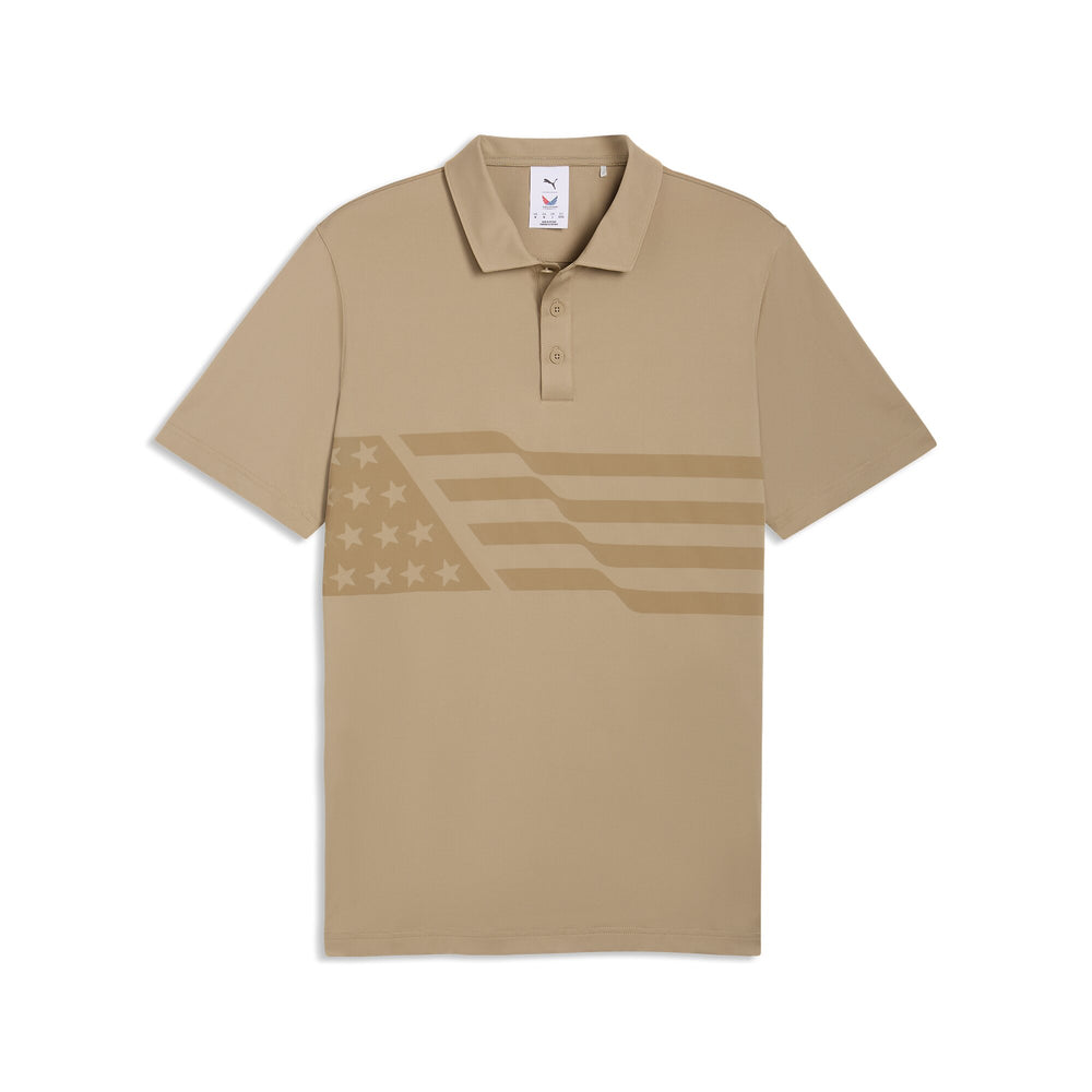 PUMA Golf Volition Flag Golf Polo Ice coffee / s