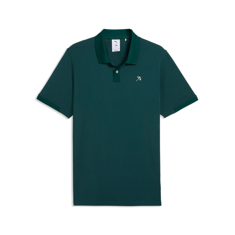 PUMA Golf AP Modalon Golf Polo Forest green / l
