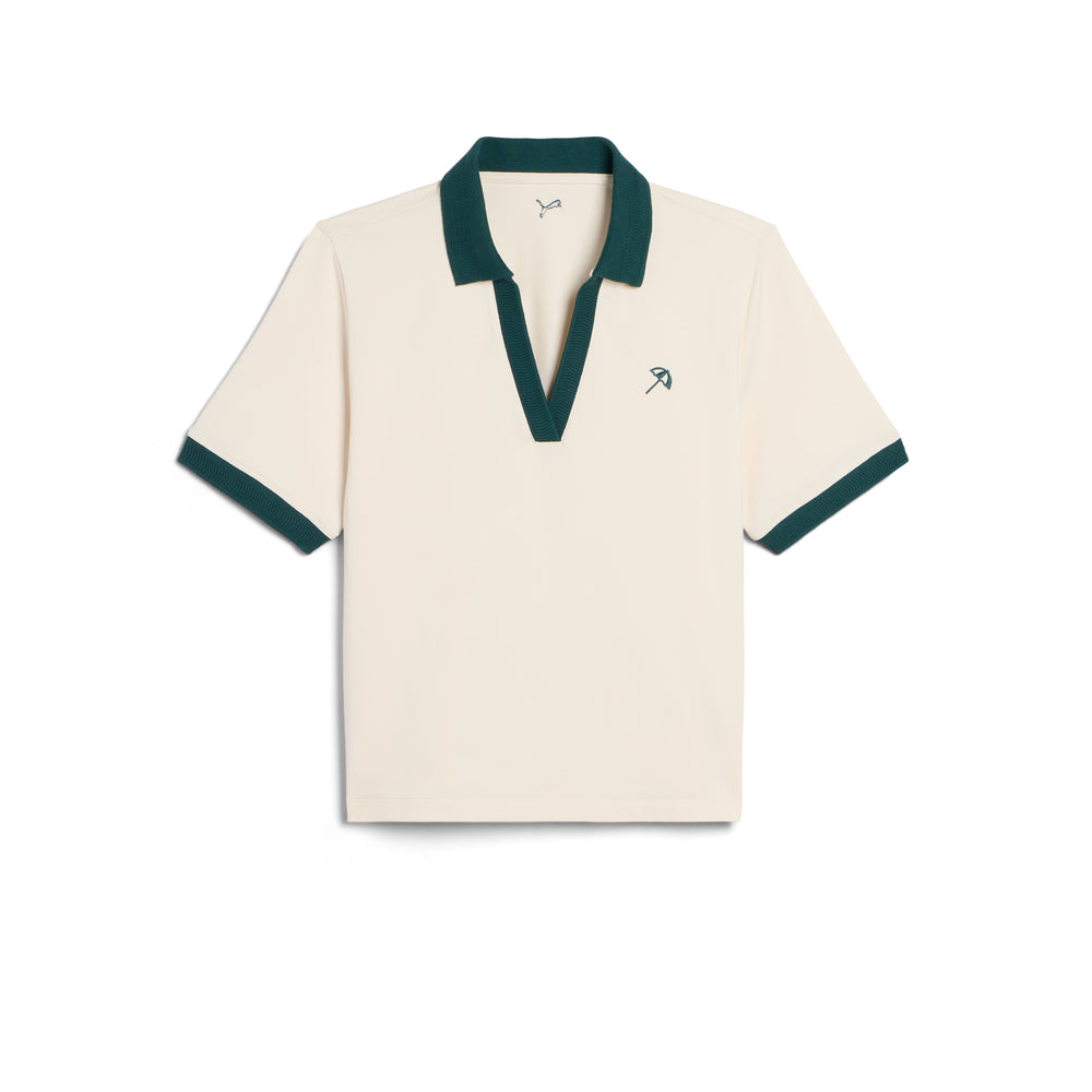 PUMA Golf Women's AP Modalon Golf Polo Alpine snow / m