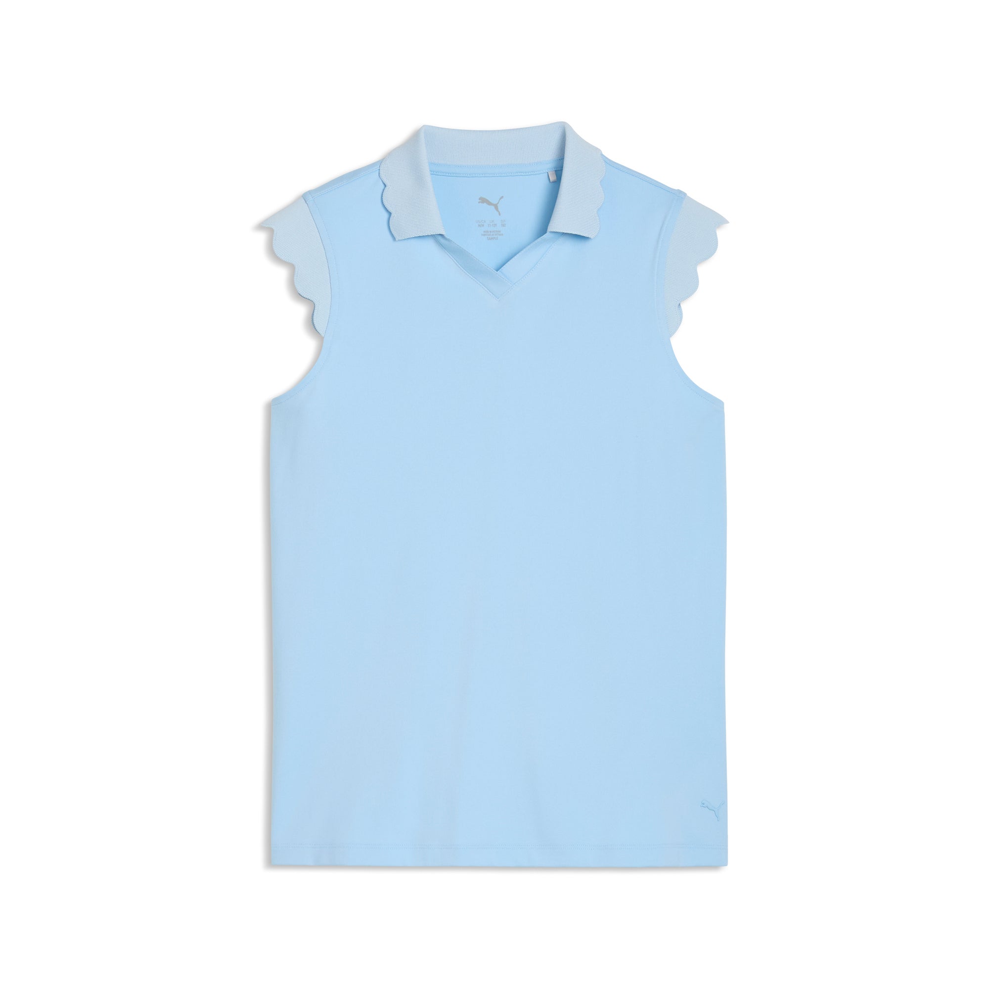 Girl's CLOUDSPUN Scallop Sleeve Golf Polo – PUMA Golf