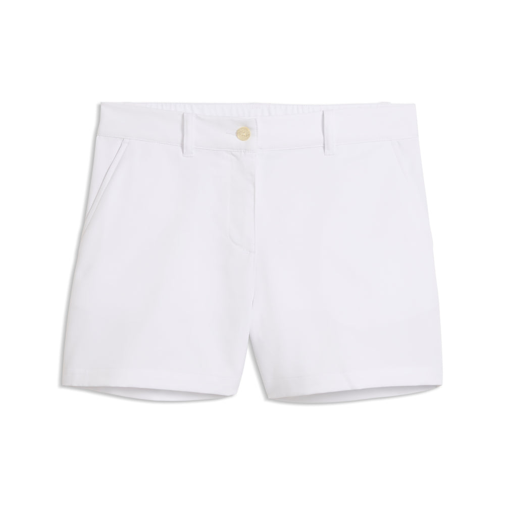 PUMA Golf Girl's Classic Golf Shorts White glow / s