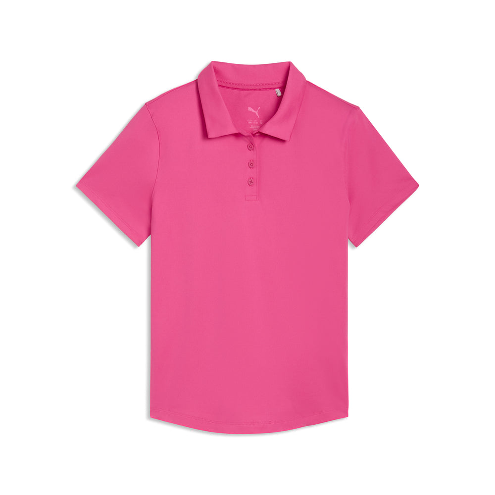 PUMA Golf Girl's CLOUDSPUN Solid Golf Polo Pink opal / s