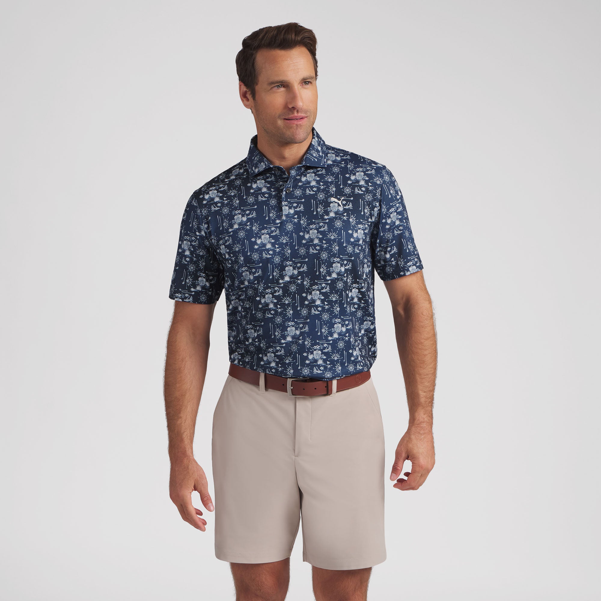 CLOUDSPUN Coastal Claret Golf Polo – PUMA Golf