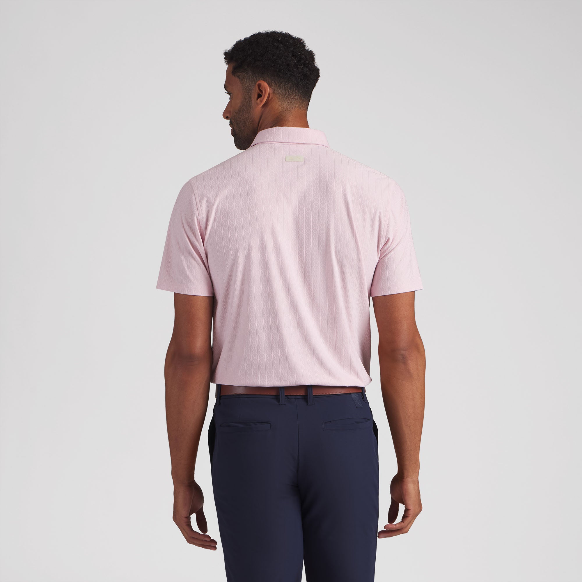 A.P.C golf ジップアップ　トップス　くすみピンク AP Textured Golf Polo – PUMA Golf