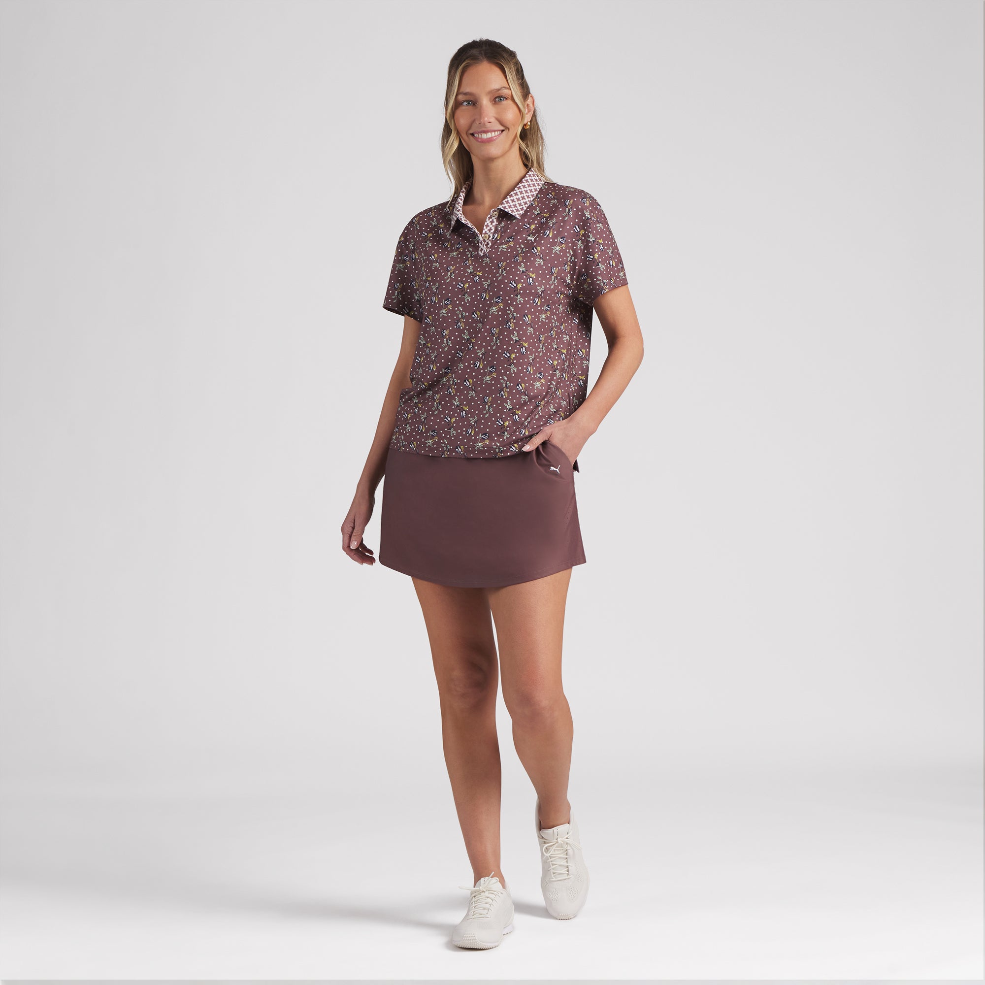 Women's Ezra Printed Golf Polo – PUMA Golf