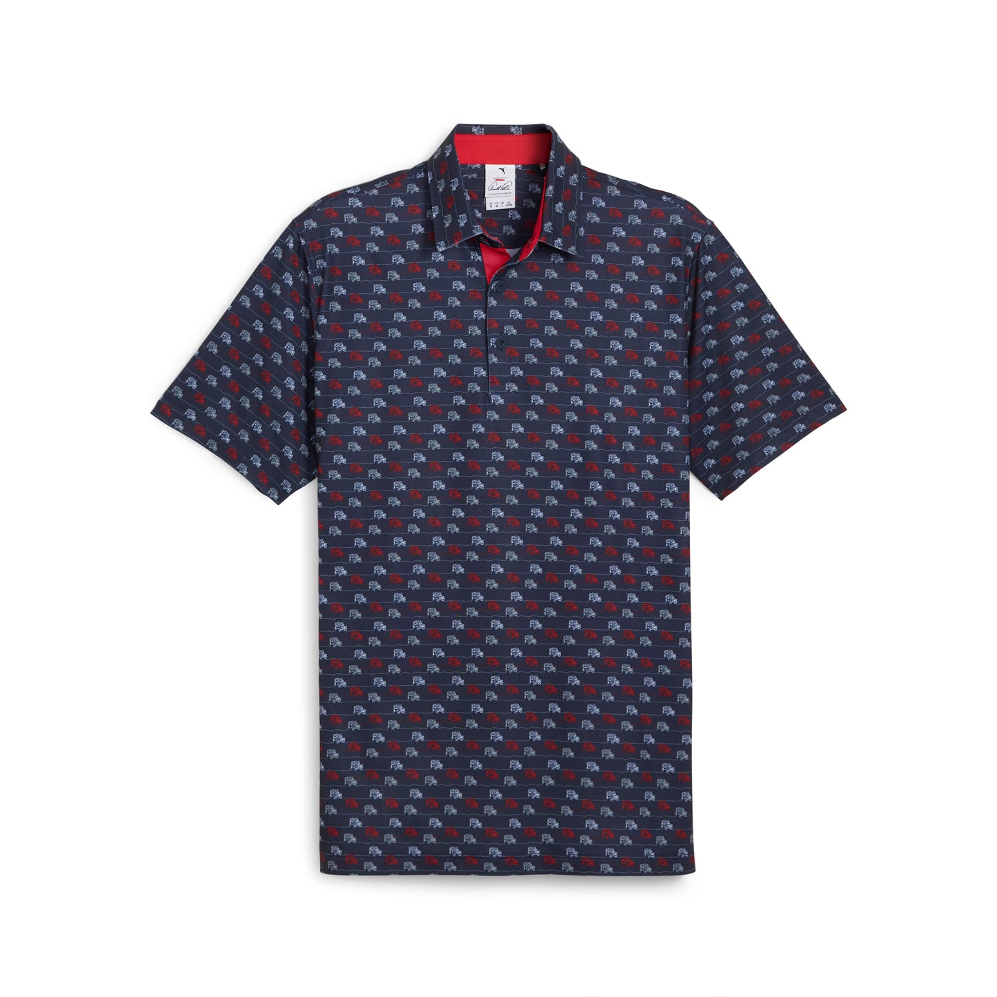 Deep Navy / Strong Red