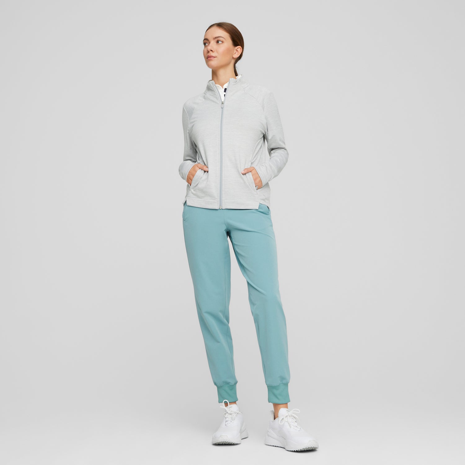 Women's CLOUDSPUN Heather Full Zip Golf Jacket – PUMA Golf